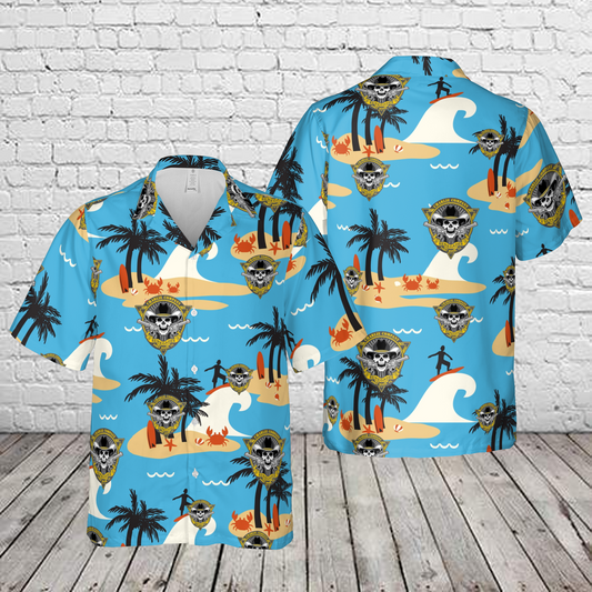 US Army Charlie Company, 553D DSSB Hawaiian Shirt