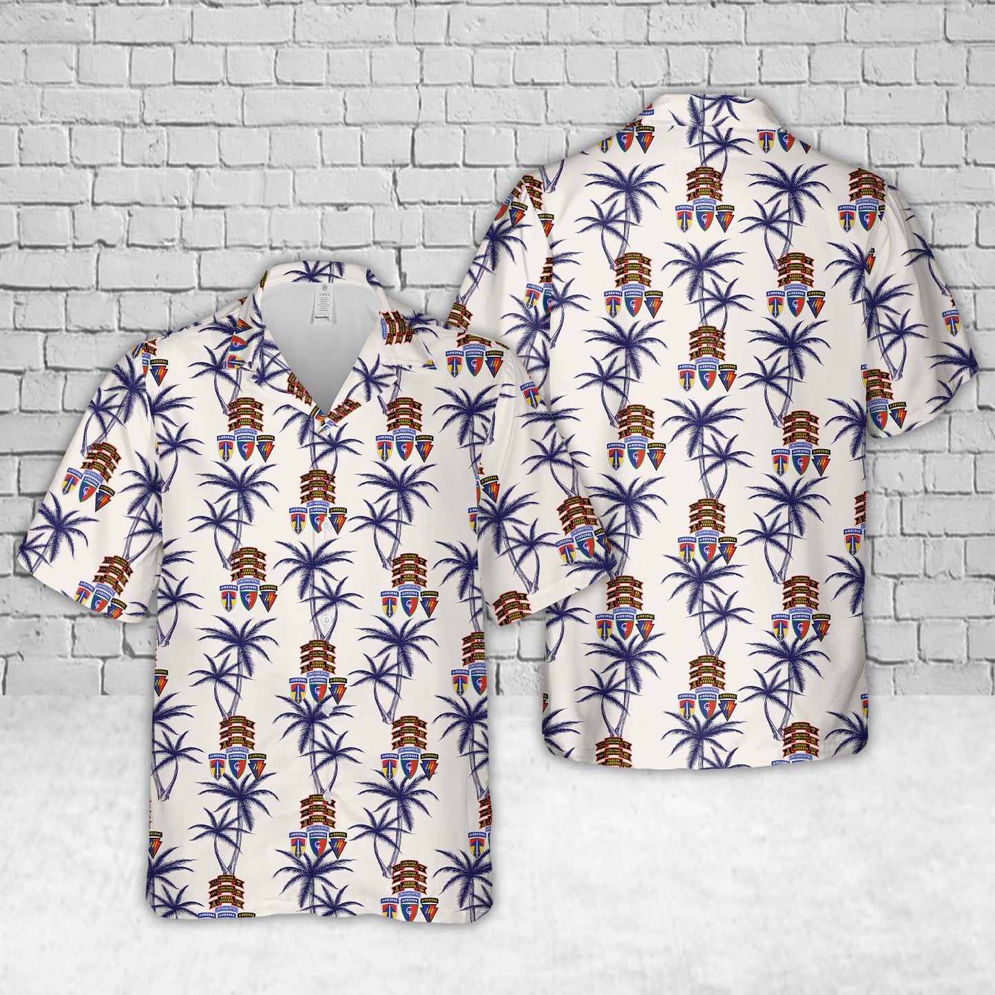 US Army Co D (Ranger), 151st Infantry (Airborne) Hawaiian Shirt