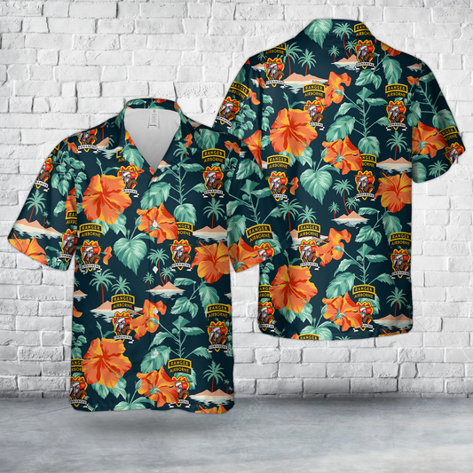 US Army Comanche Company, 1-501st ABN Hawaiian Shirt