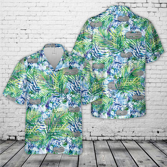 US Army Combat Action Badge (CAB) Hawaiian Shirt