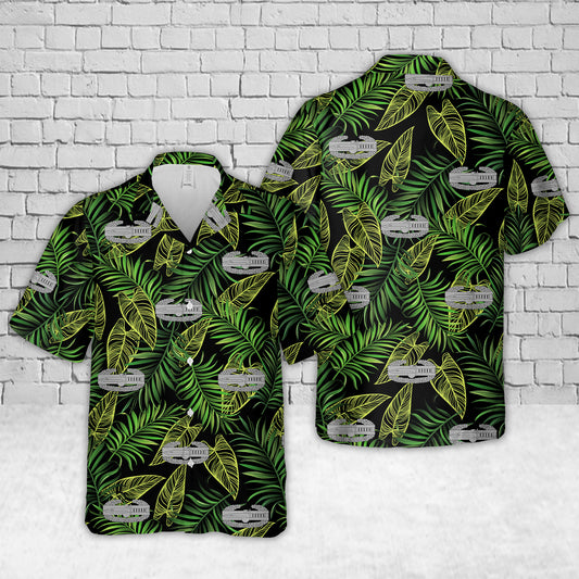 US Army Combat Action Badge (CAB) Hawaiian Shirt
