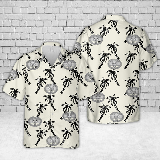 US Army Combat Medical Badges Hawaiian Shirt