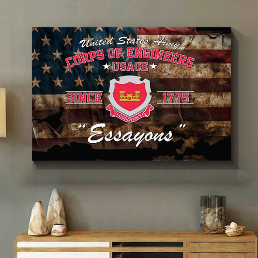 US Army Corps Of Engineers Canvas