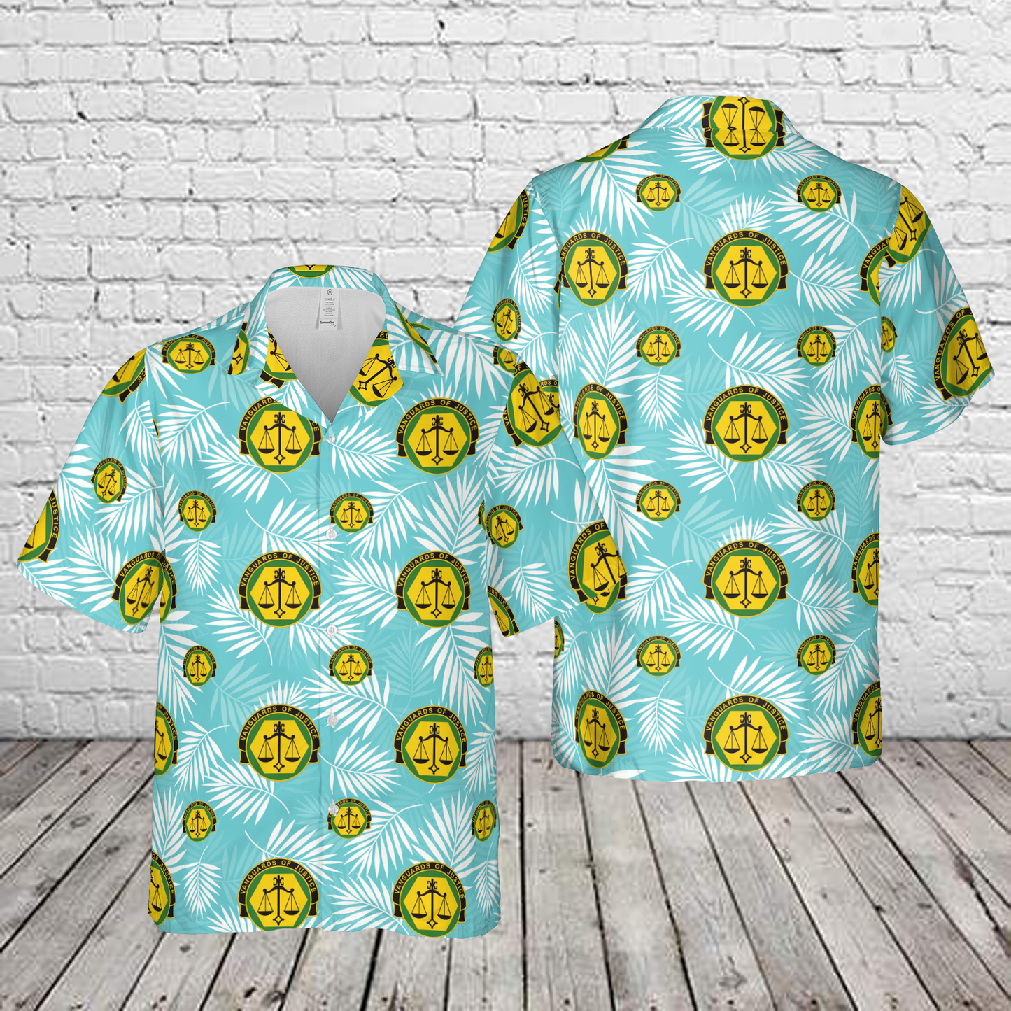 US Army Corrections Command (ACC) Distinctive Unit Insignia Hawaiian Shirt