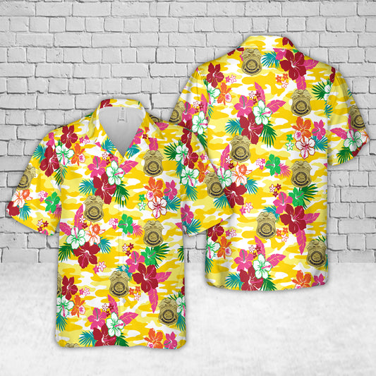 US Army Criminal Investigation Command (USACIDC) Emblem Hawaiian Shirt