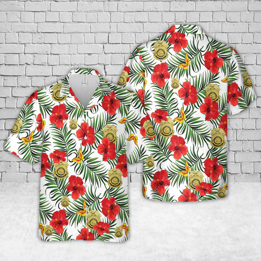 US Army Criminal Investigation Command (USACIDC) Emblem Hawaiian Shirt