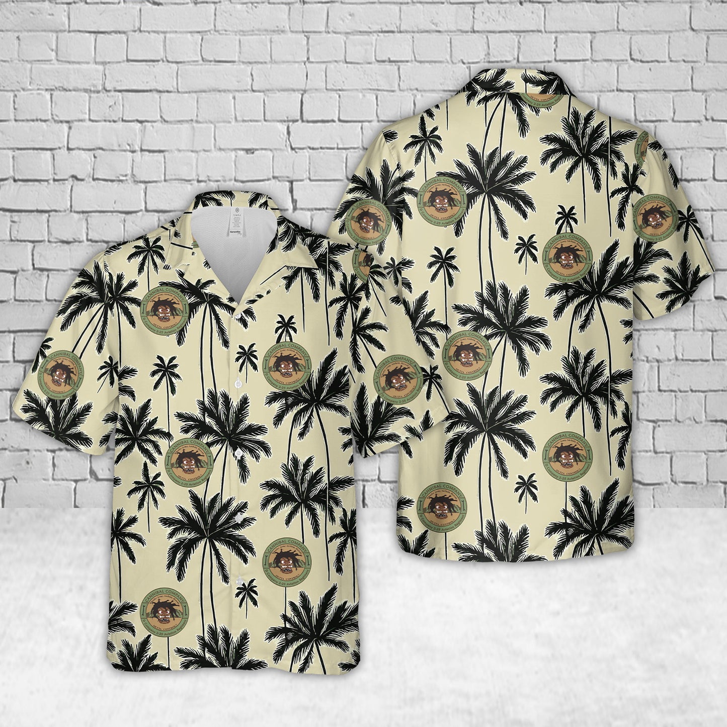 US Army D Company 2-25 Aviation Hawaiian Shirt