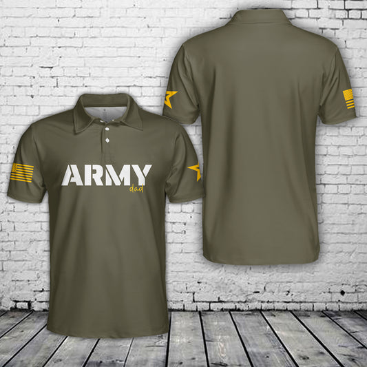 US Army Dad Polo Shirt