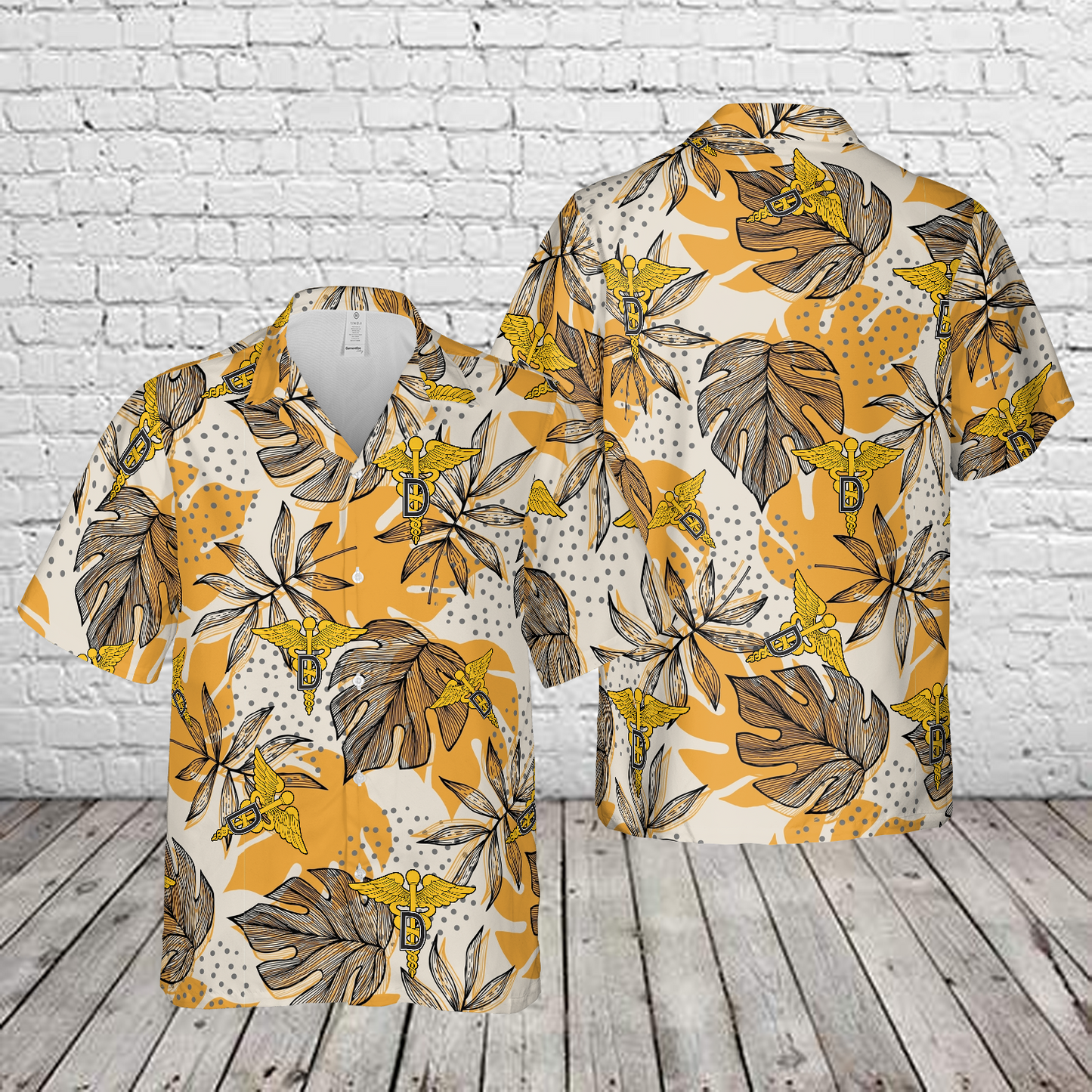US Army Dental Corps Branch Hawaiian Shirt