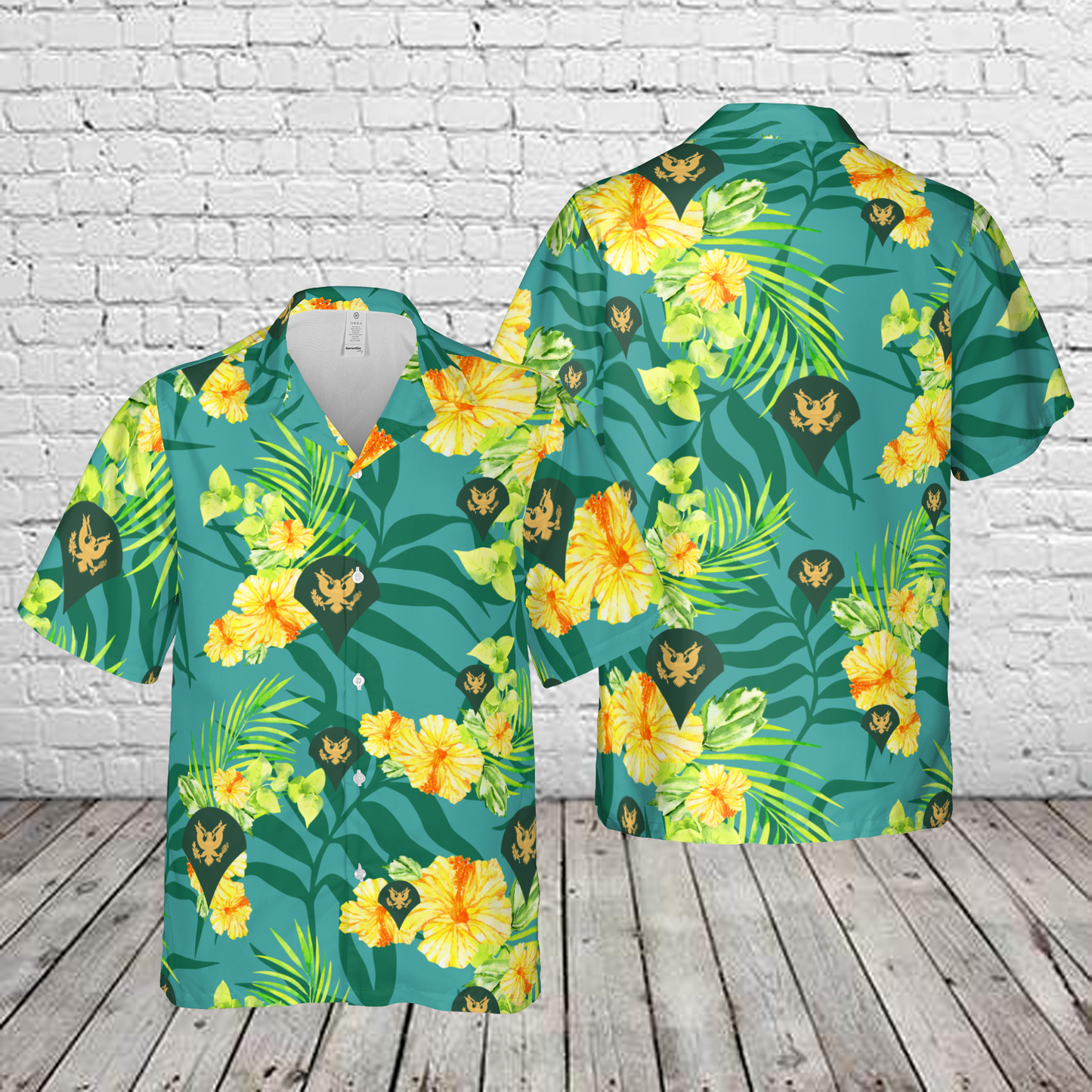 US Army E-4 Specialist SPC Hawaiian Shirt