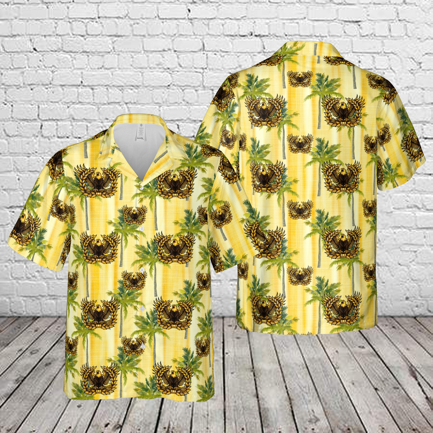 US Army Eagle Rising Warrant Officer Hawaiian Shirt