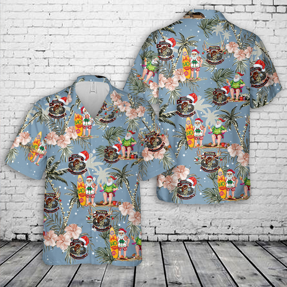 US Army H/121 Long Range Surveillance Christmas Hawaiian Shirt
