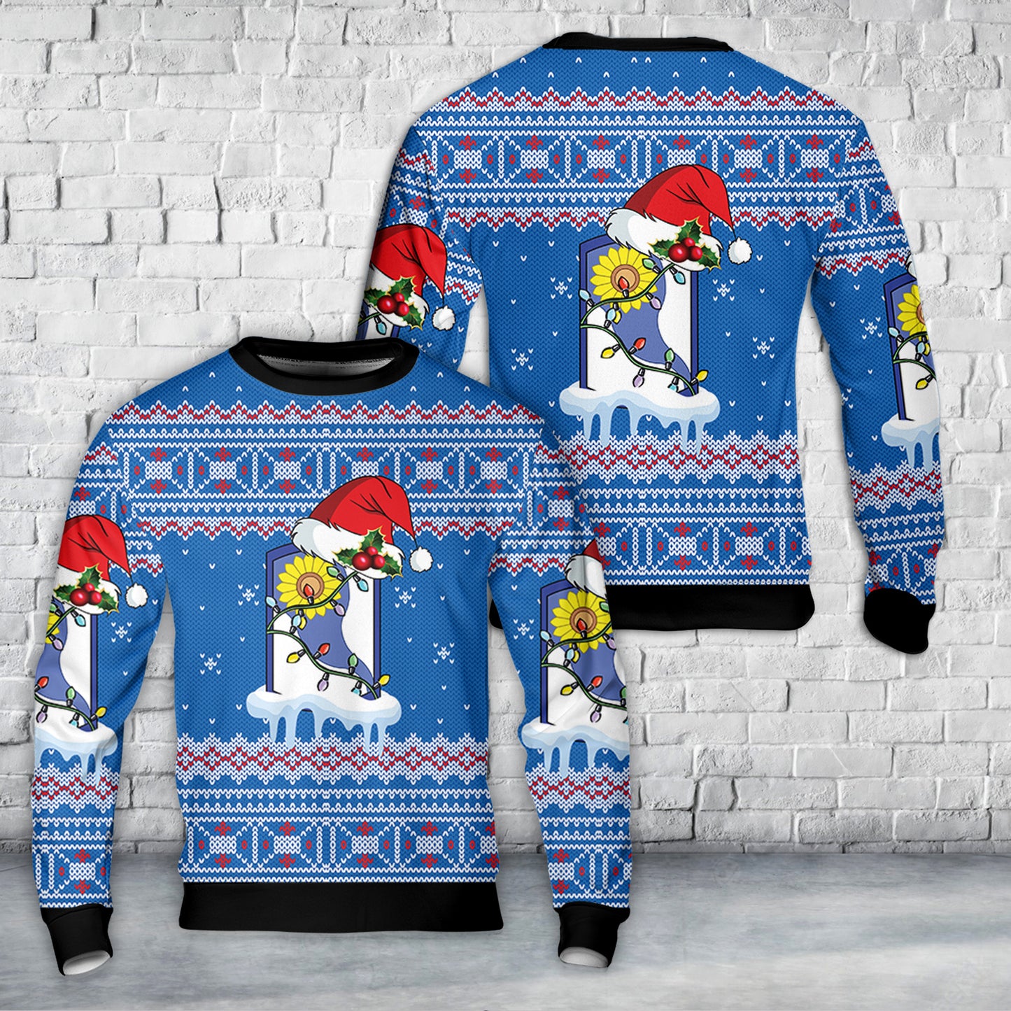 US Army Kansas Army National Guard 69th Infantry Brigade Christmas AOP Sweater