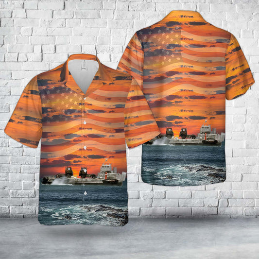 US Army LACV-30 (Lighter Air Cushion Vehicle - 30 Ton) hovercraft transports Hawaiian Shirt