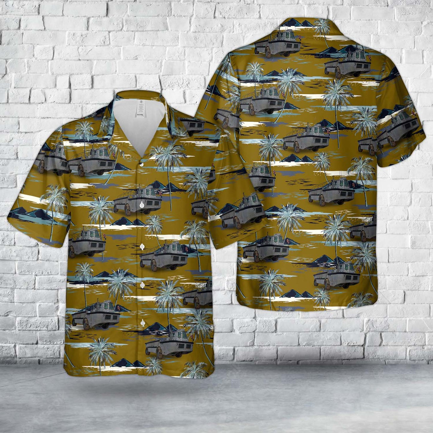 US Army LARC-XV (Lighter, Amphibious Resupply, Cargo, 15 ton) Hawaiian Shirt