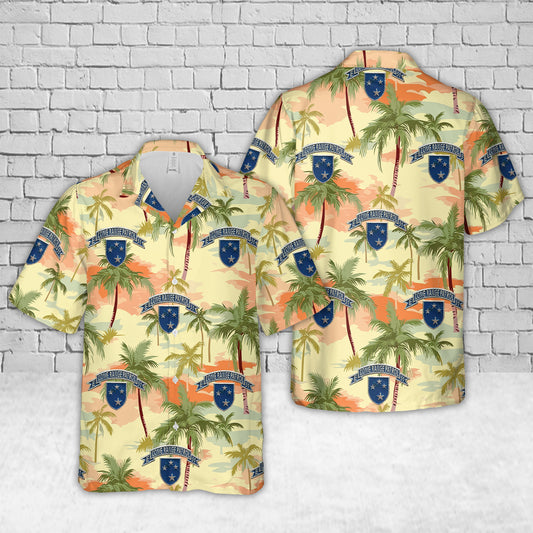 US Army LRP Vietnam 23rd Infantry Division Americal 51st Infantry Regiment E Com Hawaiian Shirt