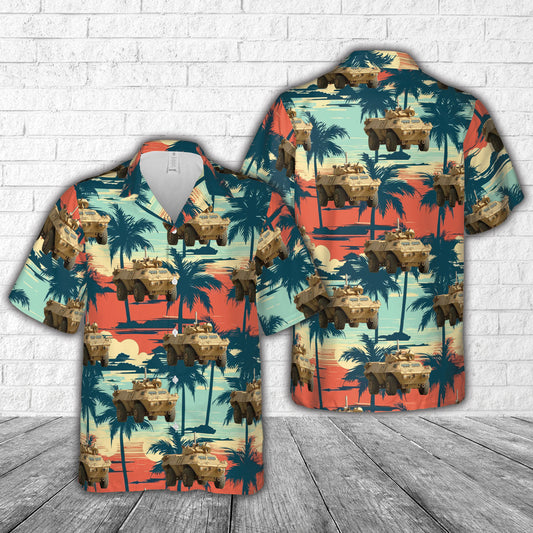 US Army M-1117 , 3rd Platoon, 385th MP Battalion, 3rd Infantry Division Hawaiian Shirt