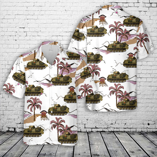 US Army M113A3 Operation Desert Storm 1991 Hawaiian Shirt