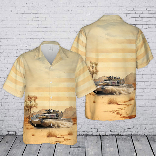 US Army M1A2 Abrams Hawaiian Shirt