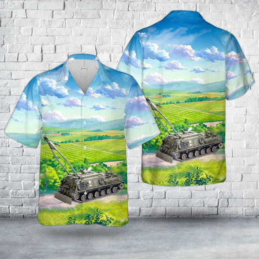 US Army M88 Heavy Recover Tank Vietnam war Hawaiian Shirt