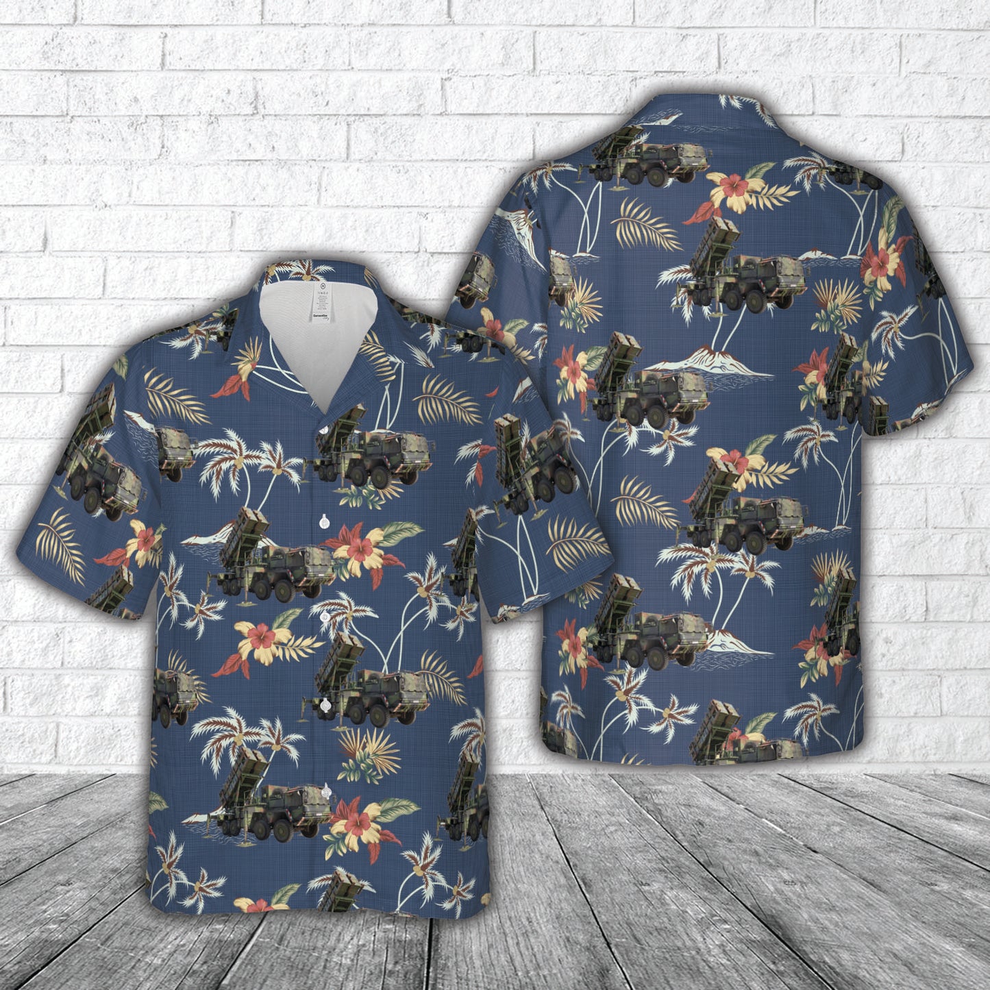 US Army MIM-104 Patriot Surface-to-air missile (SAM) system Hawaiian Shirt