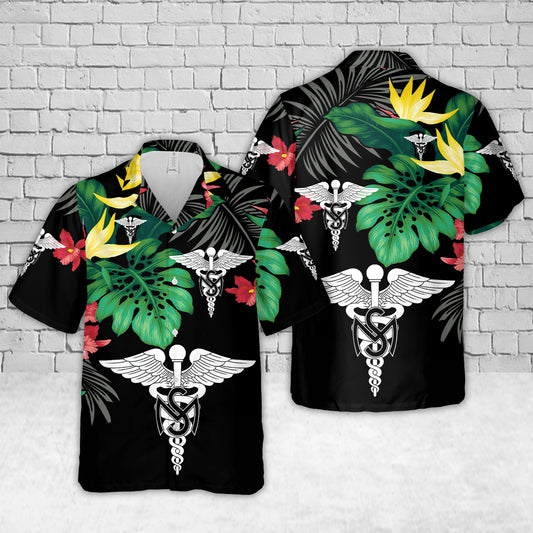 US Army Medical Service Corps Branch Hawaiian Shirt