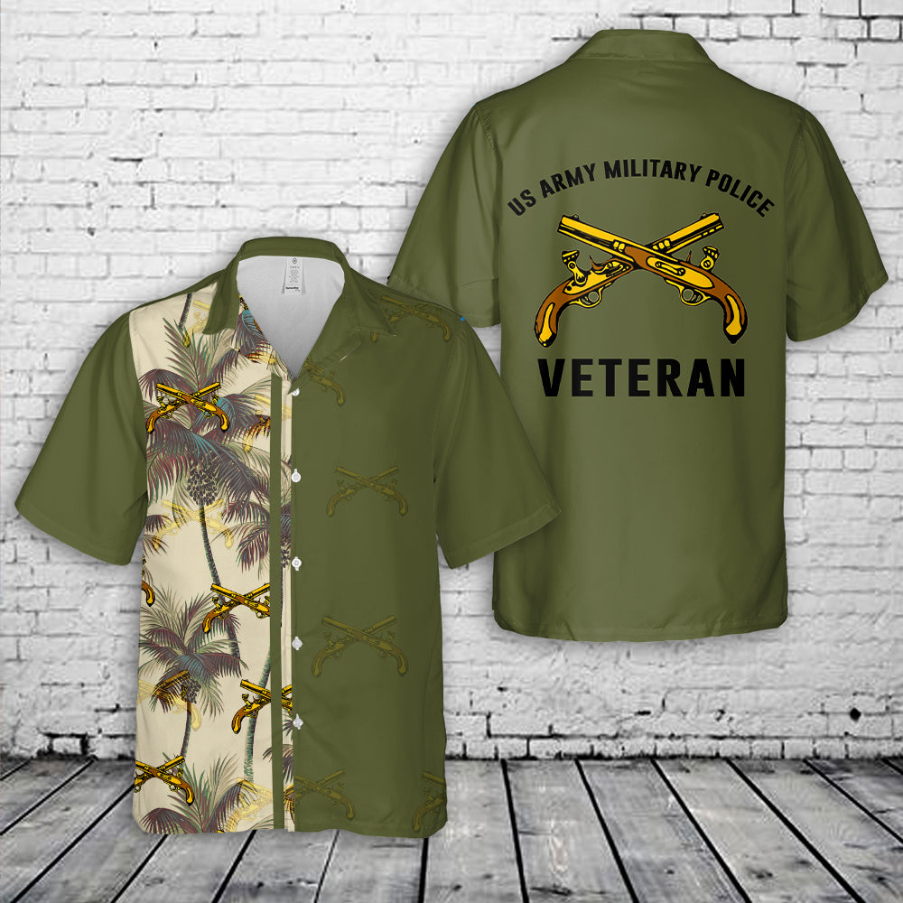 US Army Military Police Veteran Hawaiian Shirt