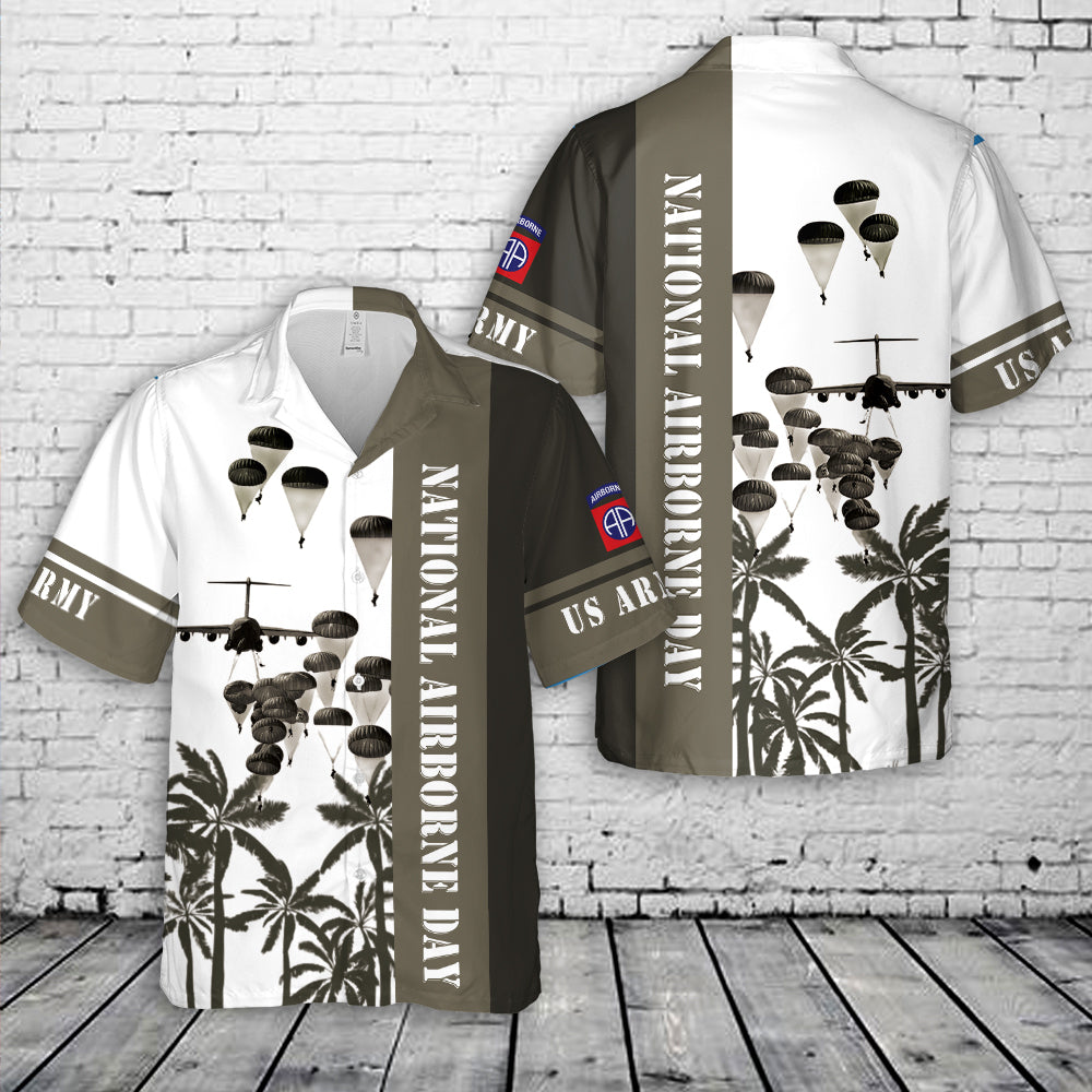 US Army National Airborne Day Hawaiian Shirt