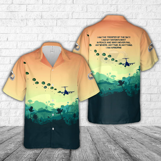 US Army National Airborne Day Hawaiian Shirt
