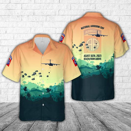 US Army National Airborne Day, 82nd Airborne Division Hawaiian Shirt