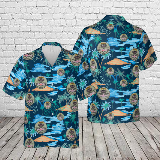 US Army Parachute Rigger Hawaiian Shirt