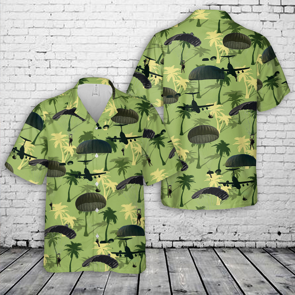 US Army Paratroopers Hawaiian Shirt