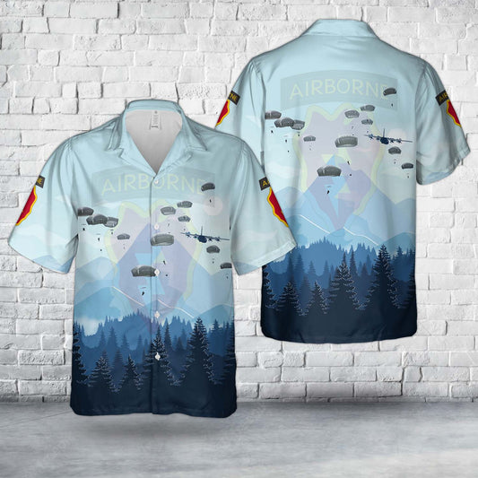 US Army Paratroopers 25th Infantry Division Hawaiian Shirt