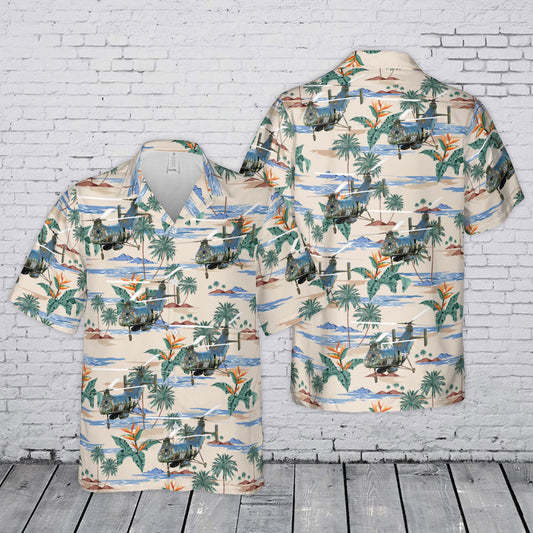 US Army Piasecki H-21 Hawaiian Shirt