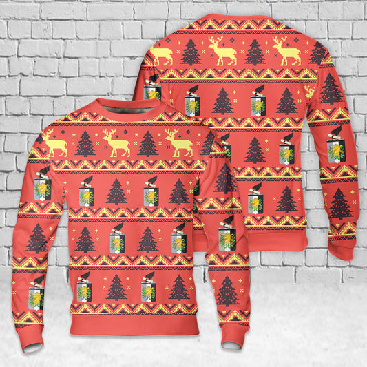 US Army Psychological Operations (PSYOP) Branch Christmas AOP Sweater