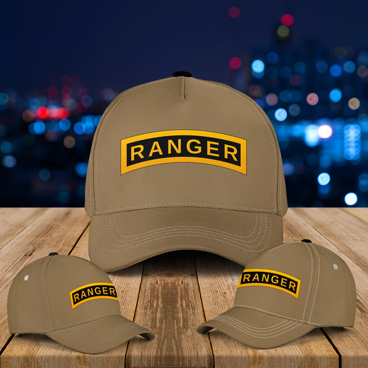US Army RANGER Tab Embroidered Cap
