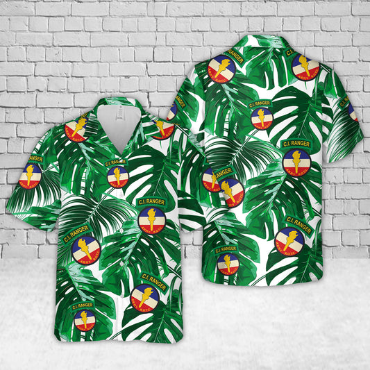 US Army ROTC CI Ranger Hawaiian Shirt