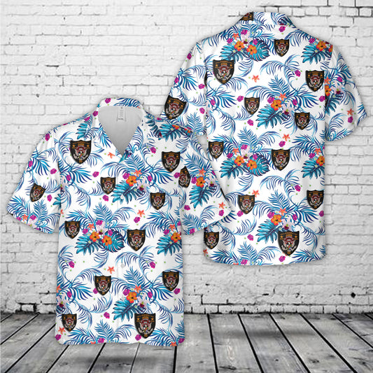 US Army Ranger - 2nd Battalion, 75th Infantry Regiment - 50 Year Anniversary Patch (1974-2024) Hawaiian Shirt