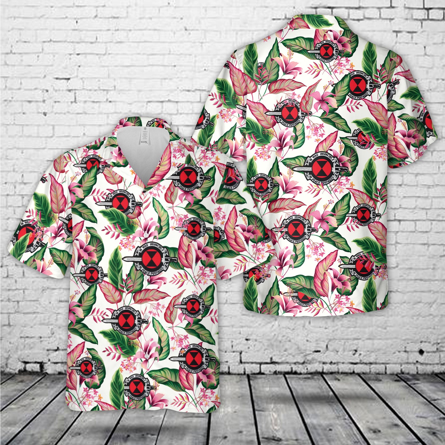 US Army Ranger 7th Infantry Division (In War Invincible - In Peace Prepared) Hawaiian Shirt