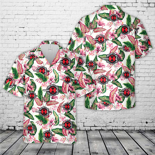 US Army Ranger 7th Infantry Division (In War Invincible - In Peace Prepared) Hawaiian Shirt