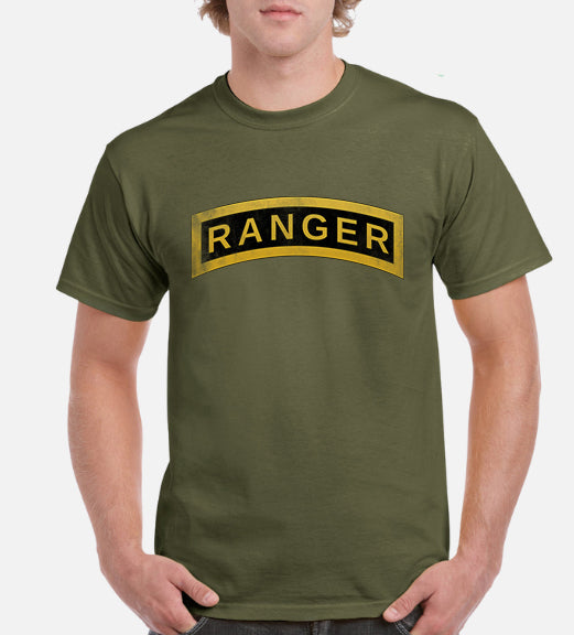 US Army Ranger Tab Classic Unisex T-Shirt Gildan 5000 (Made In US) DLSI0606PT06