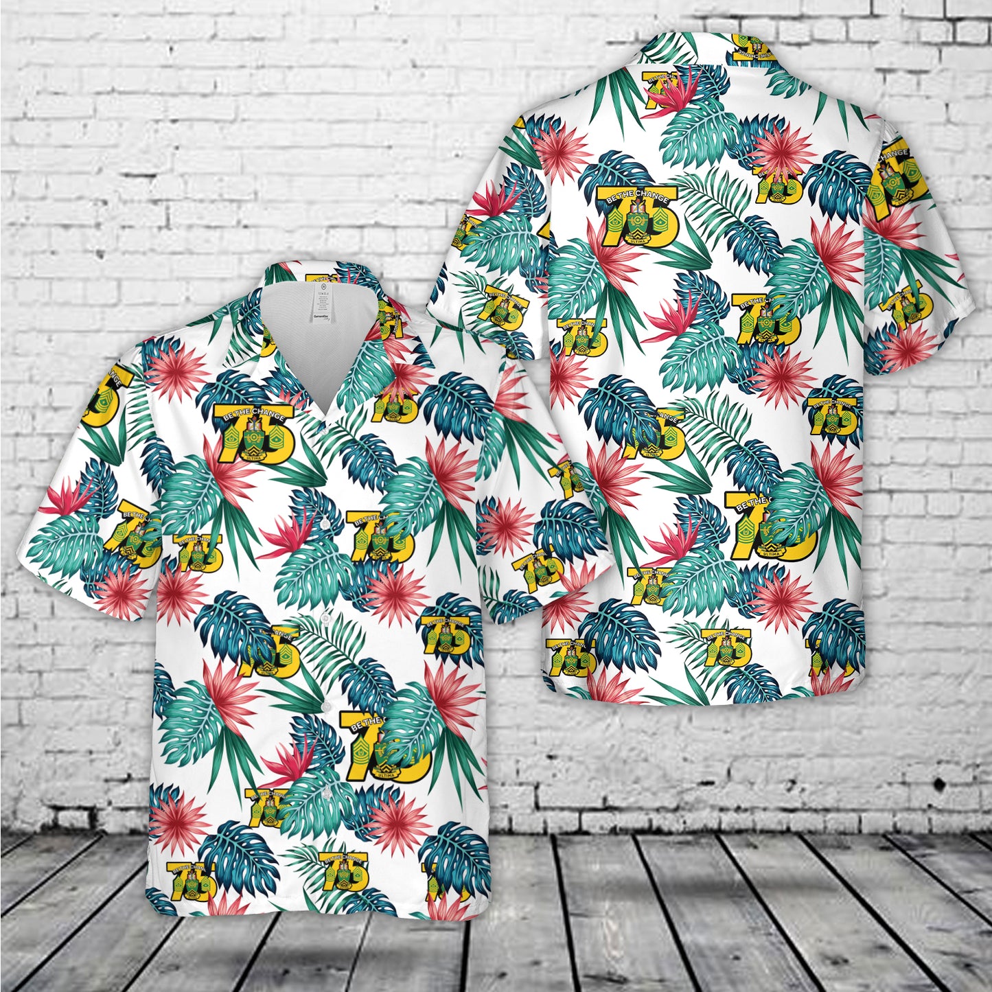 US Army SMC Class 75 Hawaiian Shirt