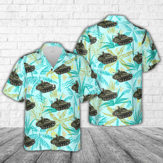 US Army Self Propelled A.A. Gun M42 Duster Hawaiian Shirt