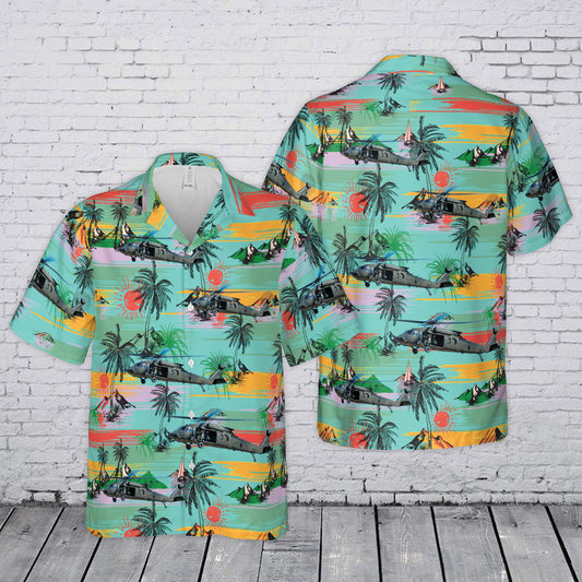 US Army Sikorsky UH-60M Blackhawk Hawaiian Shirt