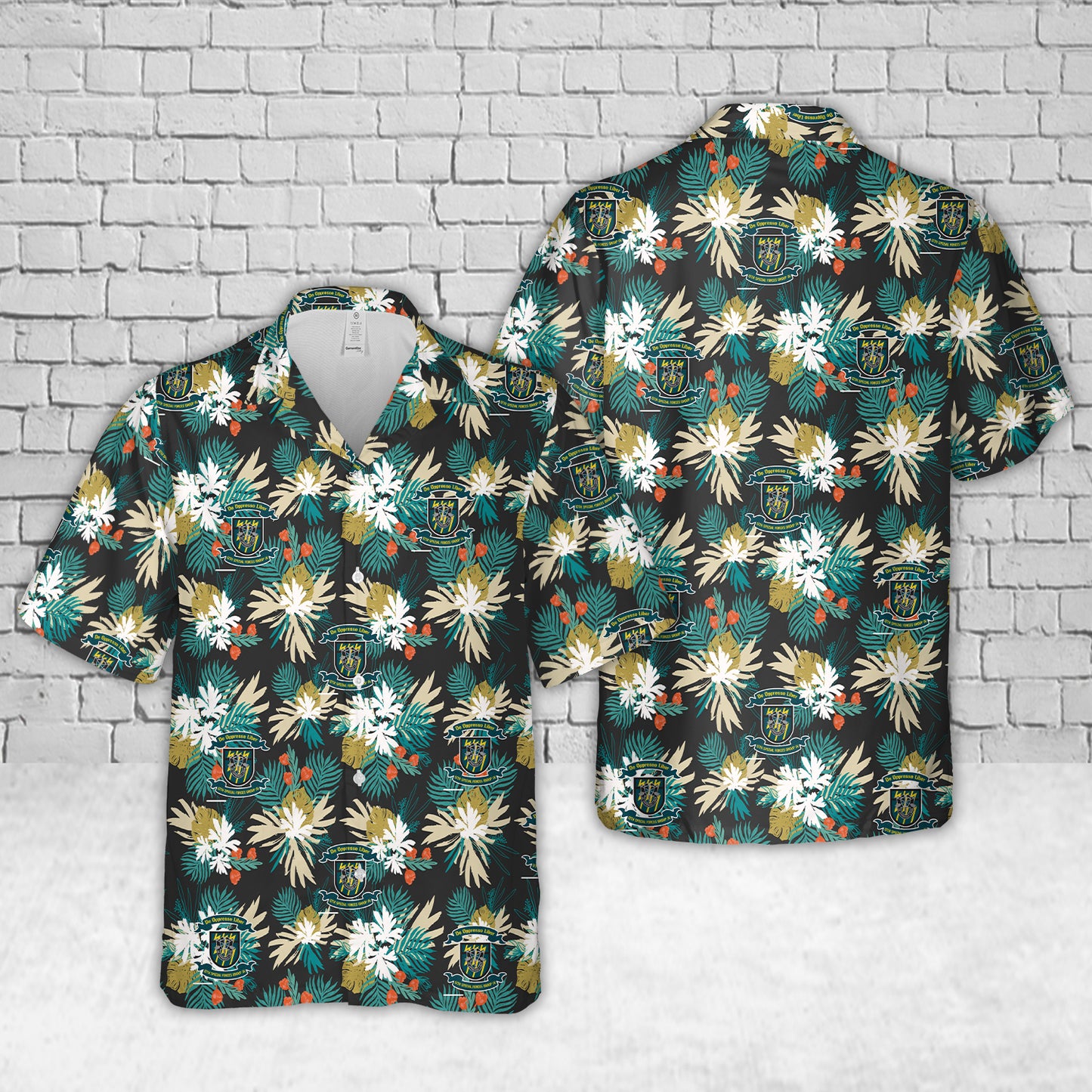 US Army Special 12th Special Forces Group (12th SFG)(A) Hawaiian Shirt