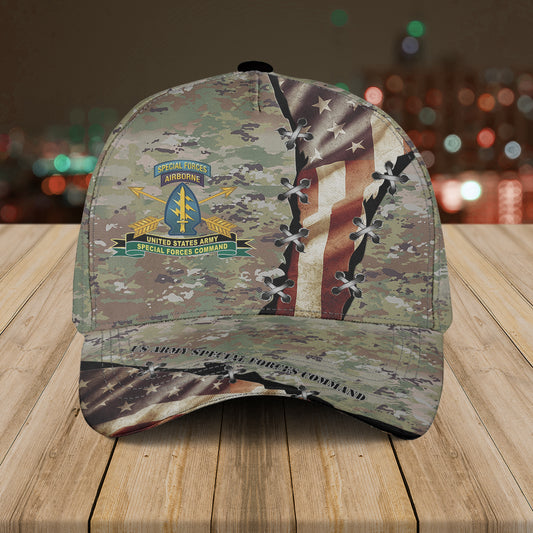US Army Special Force Airborne Special Operations Command Baseball Cap