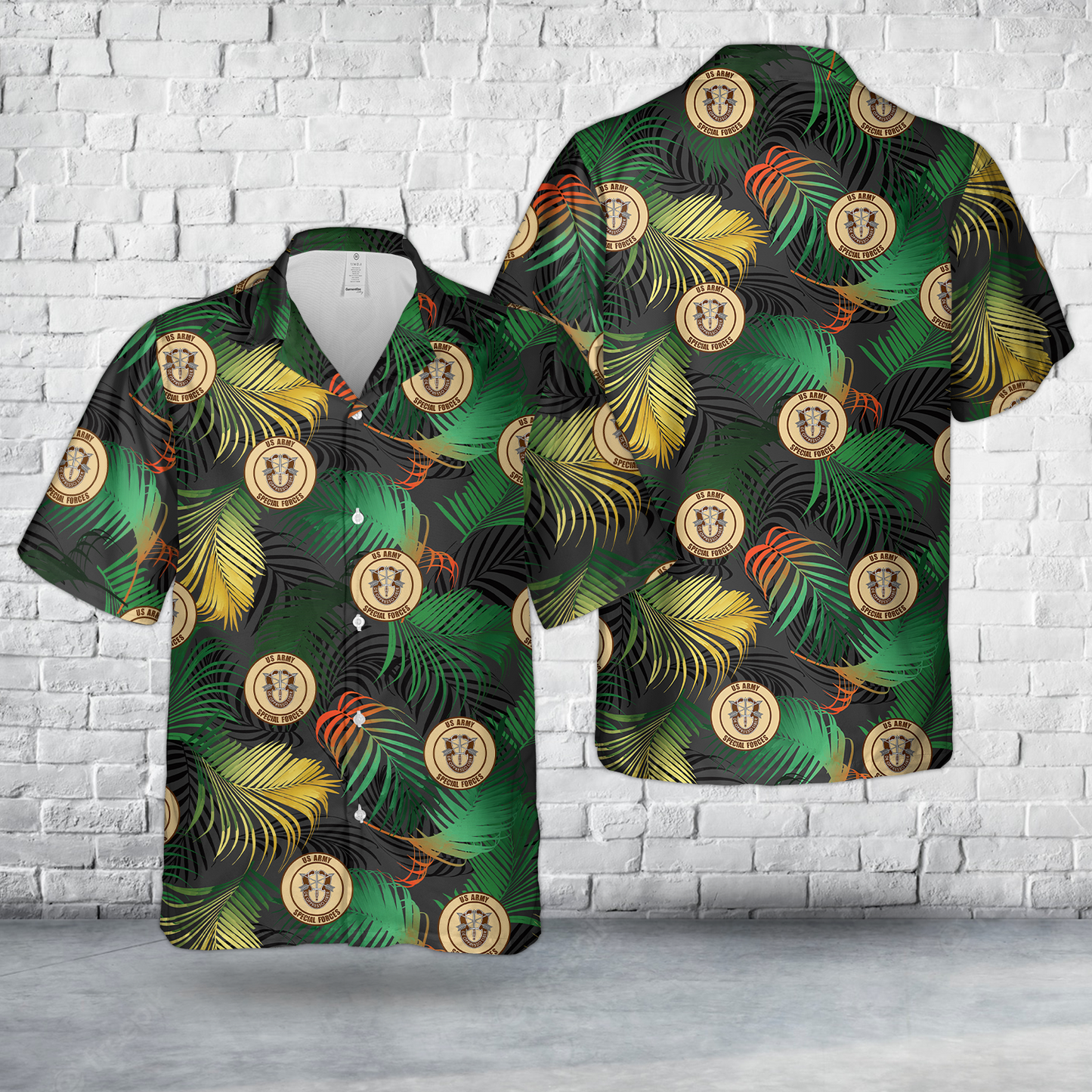 US Army Special Forces Army Desert Hawaiian Shirt