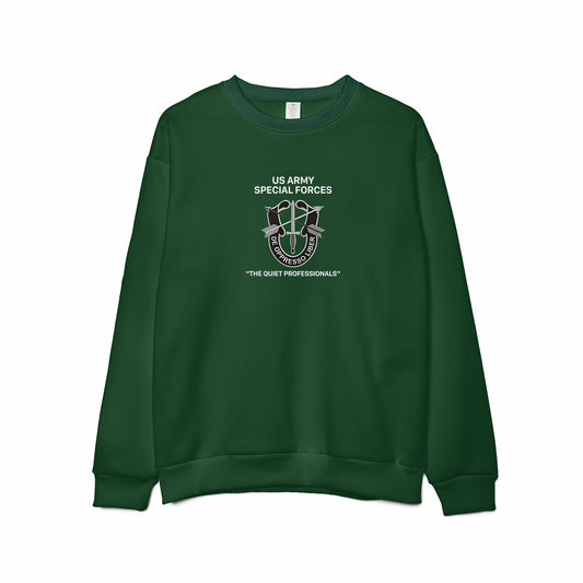 US Army Special Forces Embroidered Classic Unisex Sweatshirt