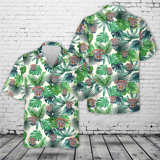 US Army The 191st Army Band, "Band of the Wild West" Hawaiian Shirt