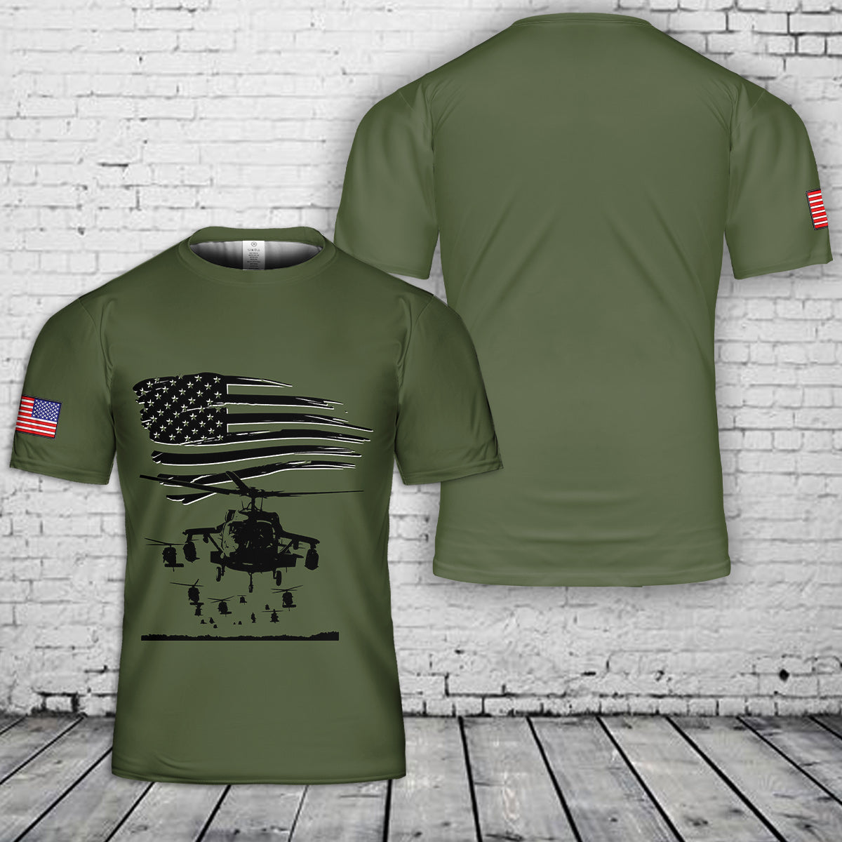 US Army UH-60 Blackhawk 3D T-Shirt